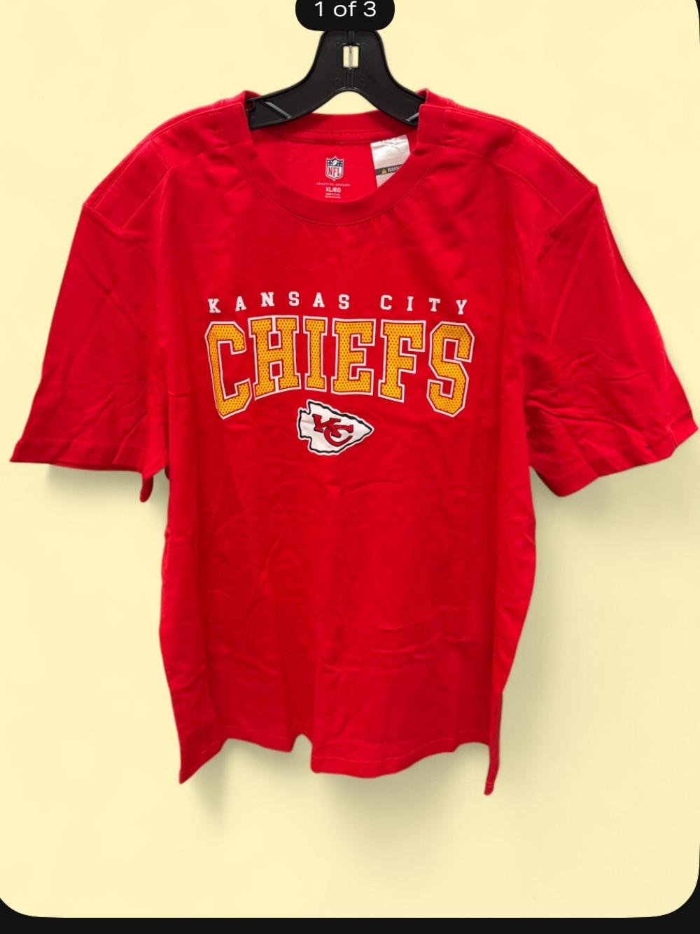 Kansas City Chiefs Red Logo T‑Shirt